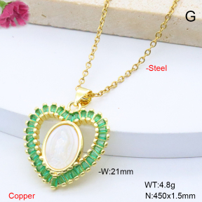 F6N409209vbpb-L017  Fashion Copper Necklace