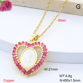 F6N409210vbpb-L017  Fashion Copper Necklace