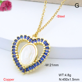 F6N409213vbpb-L017  Fashion Copper Necklace