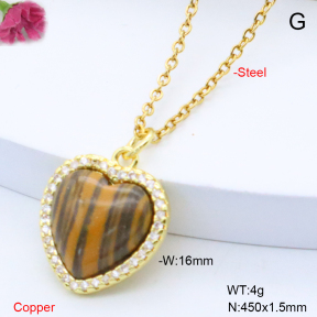 F6N409214aajl-L017  Fashion Copper Necklace