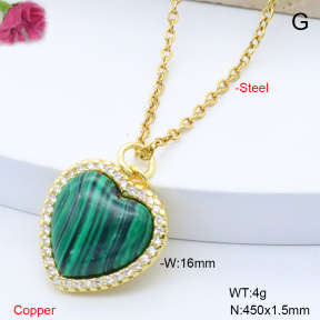 F6N409215aajl-L017  Fashion Copper Necklace