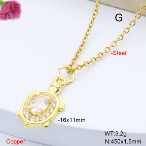 F6N409226vail-L017  Fashion Copper Necklace