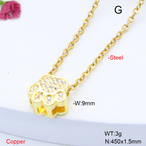 F6N409228baka-L017  Fashion Copper Necklace