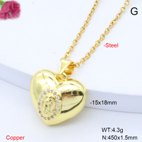 F6N409230avja-L017  Fashion Copper Necklace