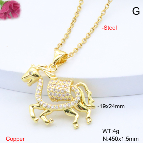 F6N409231avja-L017  Fashion Copper Necklace