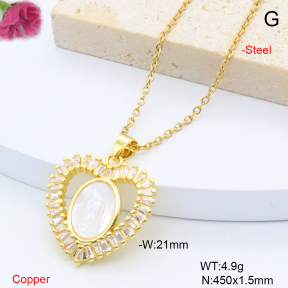 F6N409232vbpb-L017  Fashion Copper Necklace