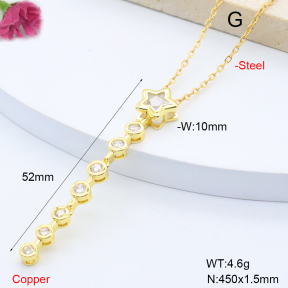 F6N409233aajl-L017  Fashion Copper Necklace