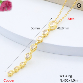 F6N409235aajl-L017  Fashion Copper Necklace