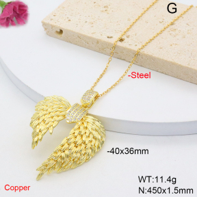 F6N409237baka-L017  Fashion Copper Necklace