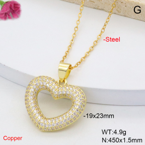 F6N409238ablb-L017  Fashion Copper Necklace