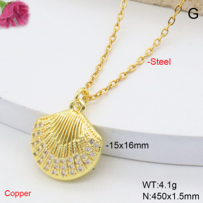 F6N409241vail-L017  Fashion Copper Necklace