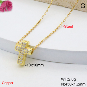 F6N409242vail-L017  Fashion Copper Necklace