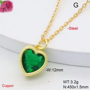 F6N409244vaia-L017  Fashion Copper Necklace