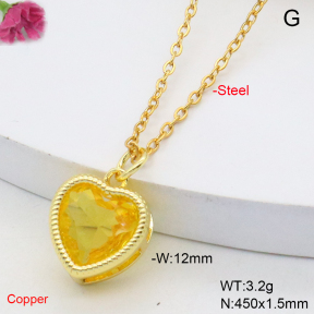 F6N409245vaia-L017  Fashion Copper Necklace