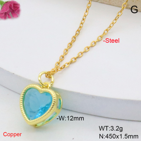 F6N409246vaia-L017  Fashion Copper Necklace