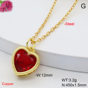 F6N409249vaia-L017  Fashion Copper Necklace