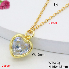 F6N409250vaia-L017  Fashion Copper Necklace