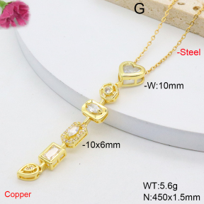 F6N409253aajl-L017  Fashion Copper Necklace