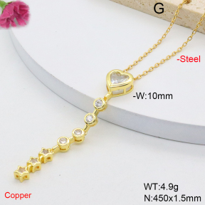 F6N409254aajl-L017  Fashion Copper Necklace