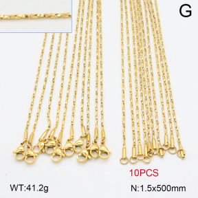 2N2007609akia-419  Stainless Steel Necklace