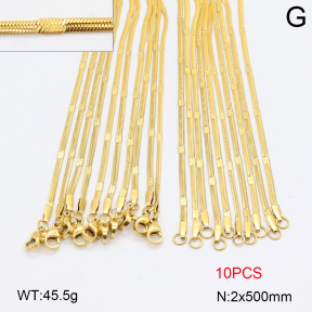 2N2007660bkab-419  Stainless Steel Necklace