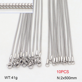 2N2007701aiov-419  Stainless Steel Necklace