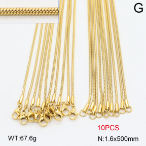 2N2007703bkab-419  Stainless Steel Necklace