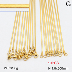 2N2007711bkab-419  Stainless Steel Necklace