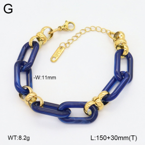 2B3004377bbml-434  Stainless Steel Bracelet