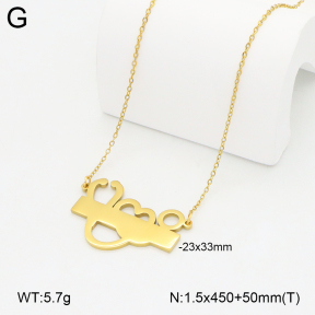 2N2007975aakm-452  Stainless Steel Necklace