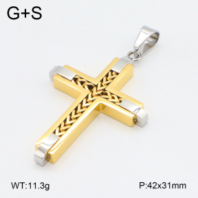 2P2005289bhjl-436  Stainless Steel Pendant