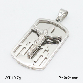 2P2005297bbov-436  Stainless Steel Pendant