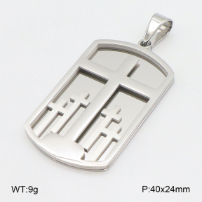 2P2005301bbml-436  Stainless Steel Pendant