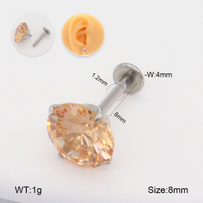 2PU500705aahl-675  Stainless Steel Body Jewelry