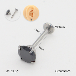 2PU500750aaha-675  Stainless Steel Body Jewelry