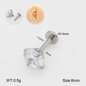 2PU500756aaha-675  Stainless Steel Body Jewelry