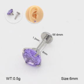 2PU500772aaha-675  Stainless Steel Body Jewelry