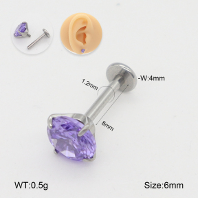 2PU500773aaha-675  Stainless Steel Body Jewelry