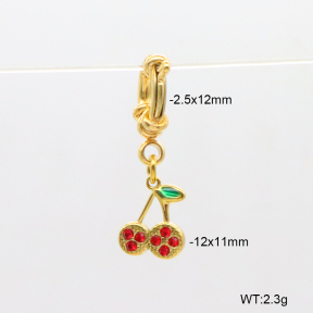 6BC000206vbnb-908  Enamel & Czech Stones  Stainless Steel Bikini Charms