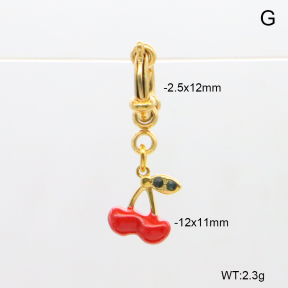 6BC000207vbnb-908  Enamel & Czech Stones  Stainless Steel Bikini Charms