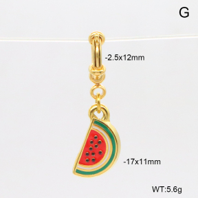 6BC000214bbov-908  Enamel  Stainless Steel Bikini Charms