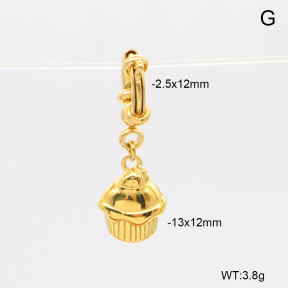 6BC000219bhva-908  Stainless Steel Bikini Charms