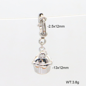 6BC000220vbpb-908  Stainless Steel Bikini Charms