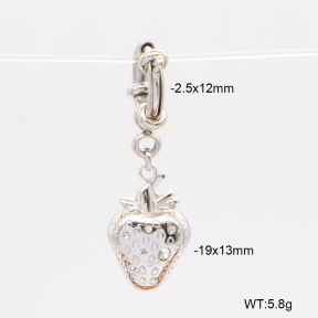 6BC000222vbpb-908  Czech Stones  Stainless Steel Bikini Charms