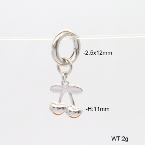 6BC000240bhva-908  Stainless Steel Bikini Charms