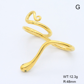 GER001493vhkb-066  18K PVD,Handmade Polished  Stainless Steel Ring  BC25010046R-GN