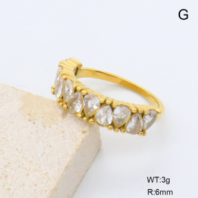 GER001509bhia-066  6-8#  18K PVD Zircon,Handmade Polished  BC25070201R-WT