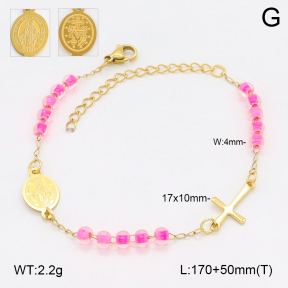 2B4005519bbml-656  Stainless Steel Bracelet