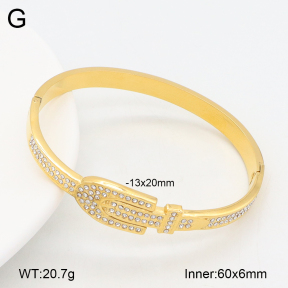 2BA402600bhjl-452  Stainless Steel Bangle
