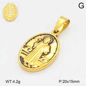 2P2005369baka-355  Stainless Steel Pendant